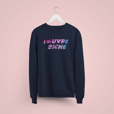 Navy Pink Sweater